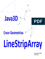 Curso Java3D Módulo 09-CreandoGeometriasParte02-LineStripArray