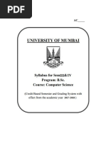 SYcs Computer Science Syllabus