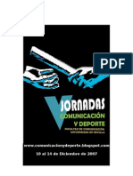 V Jornadas Comunicación y Deporte