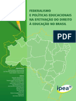 Federalismo e Políticas Educacionais - IPEA (2011).pdf