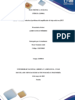 Fase 2 - Presentar Solución Al Problema Del Amplificador de Baja Señal Con JFET