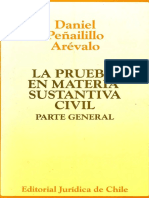 La Prueba en Materia Sustantiva Civil - Peñailillo