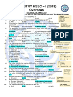 Chemistry HSSC - I (2019) Overseas: Section - A (Marks 17)