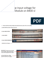 Procedure To Change Input Voltage For Siemens ALM 840D