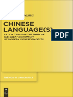 (Trends in Linguistics. Studies and Monographs) Maria Kurpaska - Chinese Language(s)_ A Look through the Prism of The Great Dictionary of Modern Chinese Dialects (2010).pdf