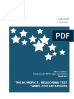 The Numerical Reasoning Test Tasks and Strategies: Marcus Delacor Preparation For EPSO Open Competitions