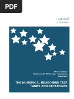 The Numerical Reasoning Test Tasks and Strategies: Marcus Delacor Preparation For EPSO Open Competitions