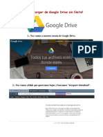 Como Descargar de Google Drive Sin Límite