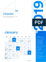 Social Media Calendar 2019 PDF
