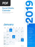 Social Media Calendar 2019 PDF