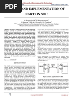 Design and Implementation of Uart On Soc PDF