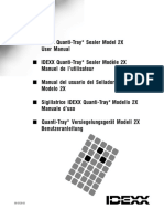 IDEXX Quanti-Tray Sealer Model 2X: User Manual
