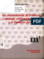 La Evolucion De La Politica Criminal, El Derecho Penal Y El Proceso Penal - Roxin, Claus-FreeLibros.pdf