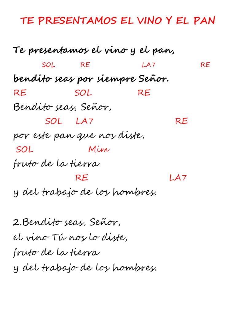 Te Presentamos El Vino Y El Pan Docx te presentamos el vino y el pan docx