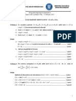 Barem Clasa A XI-A 2015 - Olimpiada Matematica Alba - 2015