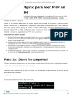 Configure Nginx para Leer PHP en Ubuntu 16.04 - Web Liquida