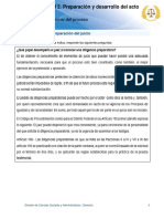 Módulo 6 / Unidad 2. Preparación y Desarrollo Del Acto Procesal