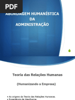 Aula 5 - Teoria das Relações Humanas