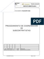 P3U0AWWPR-10000 - 0 Procedimiento de Coordinacion de Contratistas