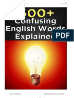 600 Confusing English Words Explained III