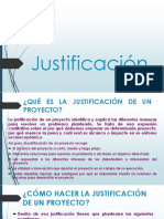 Justificación