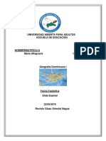 Tarea II Geografia Dominicana