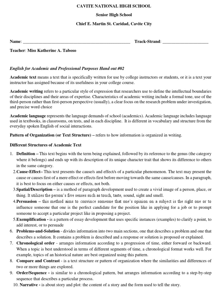 Understanding Academic Text Structures | PDF | Persuasion | Narrative