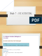 Bab 7 - Statistik