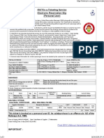 Irctcs E-Ticketing Service Electronic Reservation Slip (Personal User)