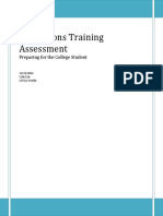 CUR528 Training Assessment
