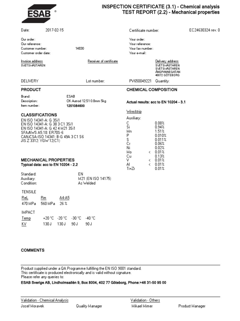 Product Chemical Composition | PDF | Business