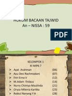 Hukum Bacaan Tajwid Agama