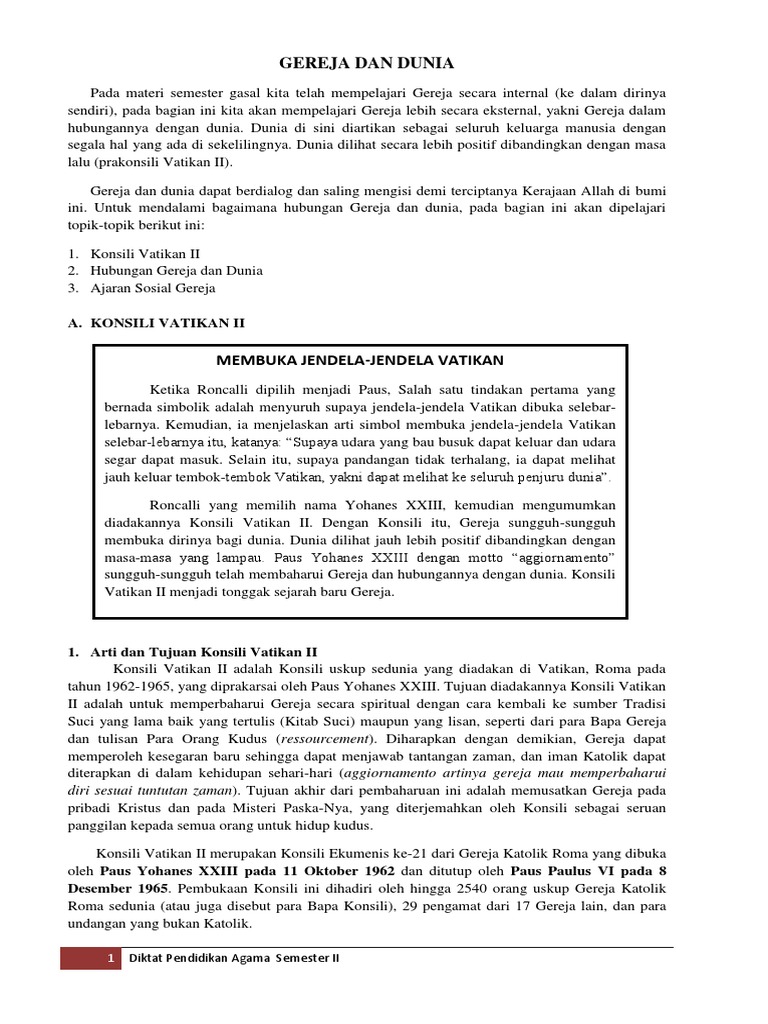 Ringkasan Agama Katolik Pdf