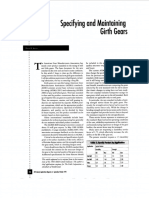 Maintaining Long-Term Performance of Girth Gears