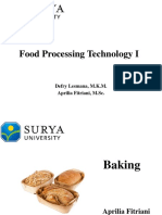 Food Processing Technology I: Defry Lesmana, M.K.M. Aprilia Fitriani, M.SC