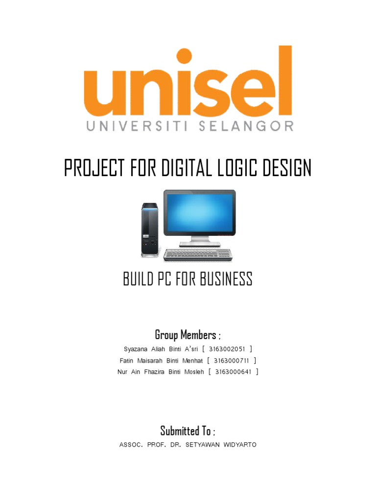Project For Digital Logic Design PDF | PDF | Personal Computers | Wi Fi