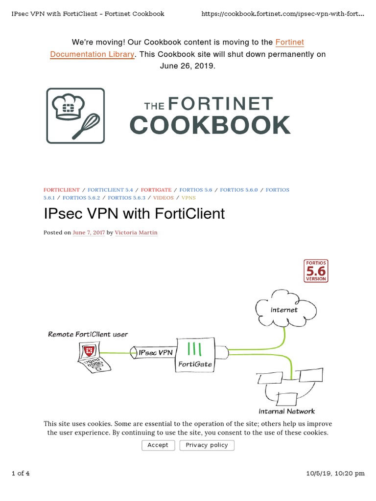 IPsec VPN With FortiClient | PDF | Virtual Private Network | Network ...