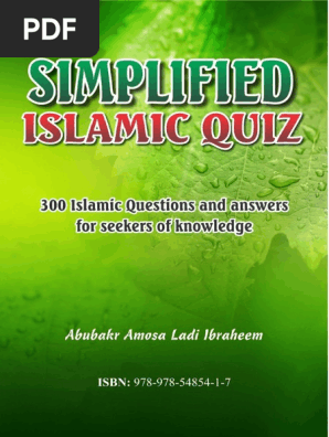 Simplified Islamic Quiz Abubakr Ladi Ibraheem Hadith Prophets And Messengers In Islam