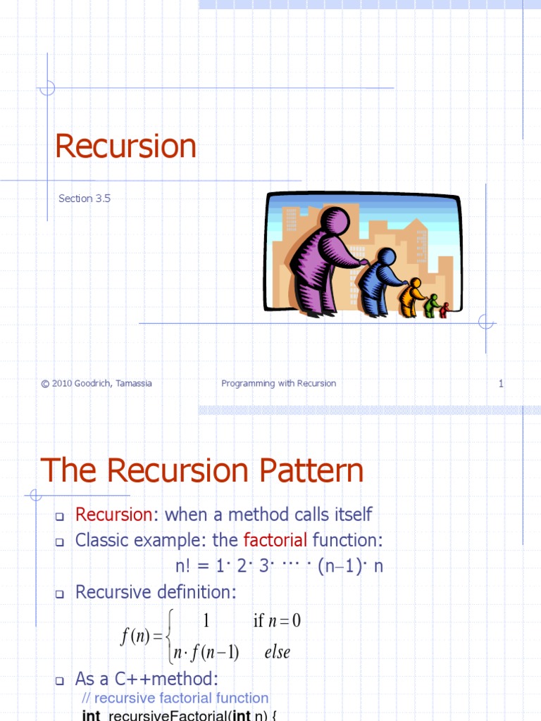 07 - Recursion PDF | PDF | Exponentiation | Recursion