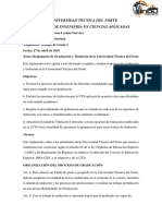 Guachamín Estiwar Tarea 02 Resumen Reglamento de Titulación y Graduación UTN