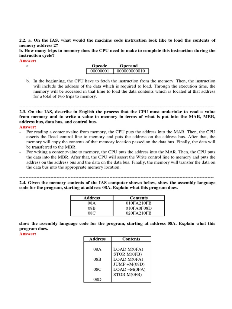 Chapter 1 Solution PDF | PDF | Central Processing Unit | Parallel Computing