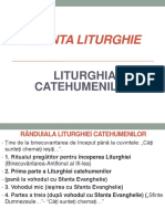 Curs Liturghia Catehumenilor