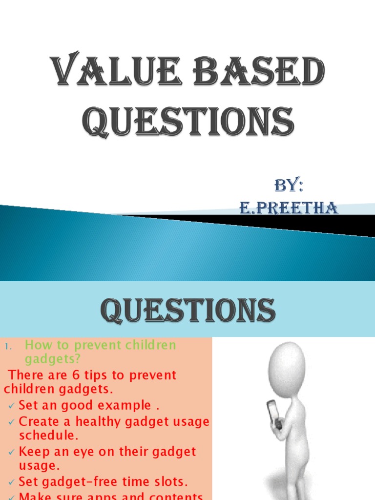 Value Based Questions | PDF