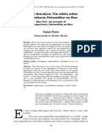 Os pés descalços. Um relato sobre  a experiência Psicanálise na Rua