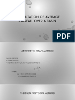 Computation of Average Rainfall Over A Basin