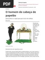 Texto para aula o Homem de Cabeca de Papelaopdf