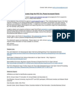 Notice - Open Internet Advocates Urge The FCC On, Praise Increased Clarity 11-05-2010