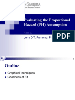 Evaluating The Proportional Hazard (PH) Assumption: Jerry D.T. Purnomo, PH.D