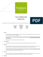 Making a Will - Information Sheet From Pardoes