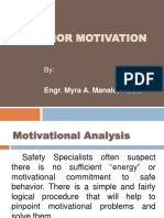 Behavior Motivation: Engr. Myra A. Manalo, PECE